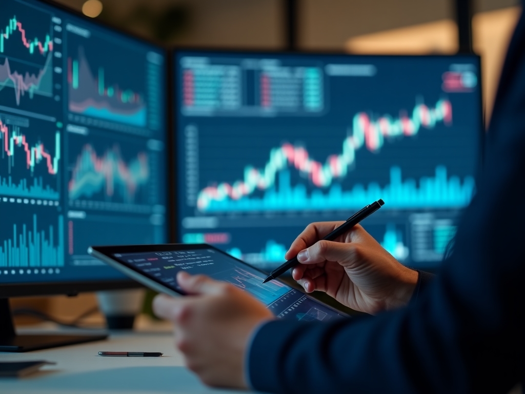 Finanzanalyse und Diagramme